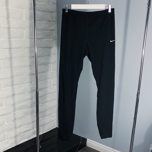 Black Nike Dri-fit leggings w/ ankle zips 3X - Picture 2 of 4